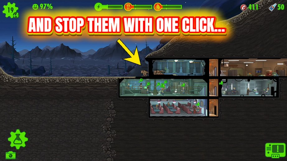 Fallout Shelter — Chaos Control (Emergencies)